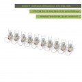 10 Morsetti elettrici unipolari a cappuccio Forbox connettore isolante per cavi 2.5 4 6 10 mmq