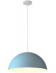 Lampadario a sospensione campana in metallo forma mezza sfera diametro 35cm attacco E27