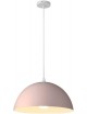 Lampadario a sospensione campana in metallo forma mezza sfera diametro 35cm attacco E27