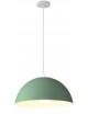 Lampadario a sospensione campana in metallo forma mezza sfera diametro 35cm attacco E27