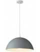 Lampadario a sospensione campana in metallo forma mezza sfera diametro 35cm attacco E27
