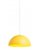 Lampadario a sospensione campana in metallo forma mezza sfera diametro 35cm attacco E27