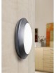 Plafoniera applique tondo bianco e nero per esterno IP66 in resina anticorrosione per balcone terrazzo