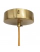 Lampadario a sospensione oro argento con 6 sfere bolle bianche in vetro attacco led G9