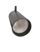 Faretto proiettore led 24W nero magnetico orientabile per binario monofase 48V direzionabile luce calda naturale bianca