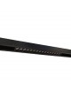 Faretto proiettore lineare barra led cob 18W nero magnetico per binario monofase 48V luce calda 
