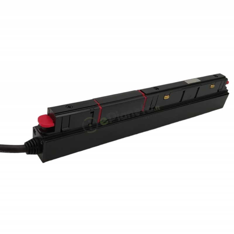 Trasformatore alimentatore 100W 200W 300W 48V a scomparsa incasso per binario magnetico nero