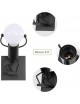 Applique da parete omino uomo salta alzato bianco nero attacco E27 lampada particolare moderno per camera cameretta bambini