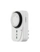 Timer analogico temporizzatore 24h con presa 220V fino a 3500W con interruttore