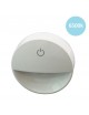Lampada notturna con spina accensione touch punto luce led bianco tonda per camera bambini corridoio