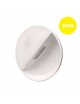 Lampada notturna tonda con spina punto luce led bianco con sensore accensione automatica per camera corridoio