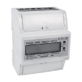 Contatore digitale KWh Energia Monofase 10-100A 230V per quadro elettrico su guida din 4 moduli