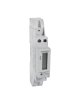 Contatore digitale KWh Energia Monofase 10-100A 230V per quadro elettrico su guida din 4 moduli