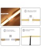 Connettore a clip 10mm 2 pin per collegare unire prolungare strip led COB monocolore