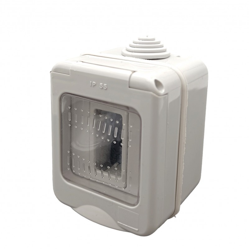 Cassetta scatola esterna idrobox IP55 compatibile con Magic e Gewiss system 1 2 3 posti