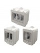 Cassetta scatola esterna idrobox IP55 compatibile con Magic e Gewiss system 1 2 3 posti