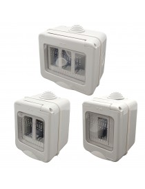 Cassetta scatola esterna idrobox IP55 compatibile con Magic e Gewiss system 1 2 3 posti