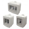 Cassetta scatola esterna idrobox IP55 compatibile con Magic e Gewiss system 1 2 3 posti