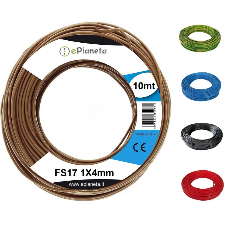 FS17 matassa cavo unipolare 1X1.5mm 100mt 450/750V