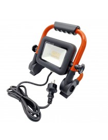 Faro proiettore portatile led 30W per lavoro cantiere da appoggio impermeabile IP65 con cavo spina