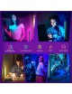 Light Bar Lampada RGB+W a ritmo di musica 32cm Arcobaleno con Telecomando per PC, TV, gaming scrivania