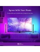 Light Bar Lampada RGB+W a ritmo di musica 32cm Arcobaleno con Telecomando per PC, TV, gaming scrivania