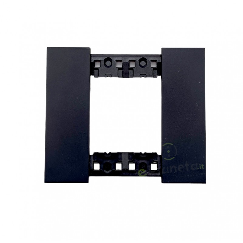 Placche interruttore prese frutti elettrici supporti compatibili con Bticino living Now Nero