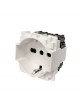 Placche interruttore prese frutti elettrici supporti compatibili con Bticino living Now Bianco