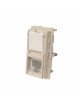 Placche interruttore prese frutti elettrici supporti compatibili con Bticino living Now Sabbia
