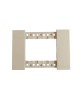 Placche interruttore prese frutti elettrici supporti compatibili con Bticino living Now Sabbia