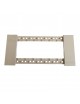 Placche interruttore prese frutti elettrici supporti compatibili con Bticino living Now Sabbia