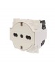 Placche interruttore prese frutti elettrici supporti compatibili con Bticino living Now Bianco