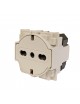 Placche interruttore prese frutti elettrici supporti compatibili con Bticino living Now Sabbia