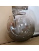 Lampadario a sospensione bolle 6 sfere attacco E27 trasparenti in vetro lampada da soffitto in metallo oro design moderno 
