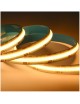 Striscia led cob 50 metri 24V 12W /m 10mm strip alta luminosità dimmerabile adesiva luce bianco caldo naturale 