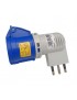 Adattatore da civile a industriale con spina presa CEE 2P + T 16A 230V 90°