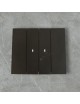 Placche interruttore prese frutti elettrici supporti compatibili con Bticino living Now Nero