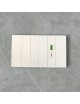 Placche interruttore prese frutti elettrici supporti compatibili con Bticino living Now Bianco