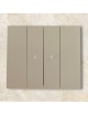 Placche interruttore prese frutti elettrici supporti compatibili con Bticino living Now Sabbia