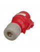 Presa industriale volante 400V CEE 6H 3P + T 16A IP44 per esterno impermeabile rosso