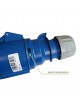 Presa industriale volante 230V CEE 6H 2P + T 32A IP44 per esterno impermeabile blu