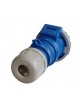 Presa industriale volante 230V CEE 6H 2P + T 16A IP67 per esterno impermeabile blu