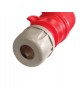 Spina industriale volante 400V CEE 6H 3P + T 32A IP44 per esterno impermeabile rosso