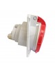 Presa industriale CEE 3P + T 32A 400V IP44 da incasso inclinato 10° impermeabile esterno rosso