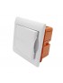 Quadro elettrico da incasso da 2 a 4 moduli centralino con sportello bianco per interruttori DIN IP40
