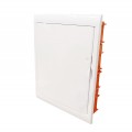 Quadro elettrico da incasso da 36 - 54 moduli centralino con sportello bianco per interruttori DIN IP40