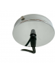 Portalampada E27 nero bianco argento bronzo oro a sospensione pendente con cavo moderno