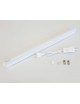 Barra led T5 6w 45cm sottopensile 220V lampada cucina con interruttore collegabile in serie luce naturale calda