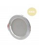 Faretto led luce cappa cucina 3W 220V da incasso argento alluminio spazzolato slim per mobili