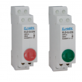 Lampada spia led per segnalazione indicatore di rete da quadro elettrico din luce verde rosso